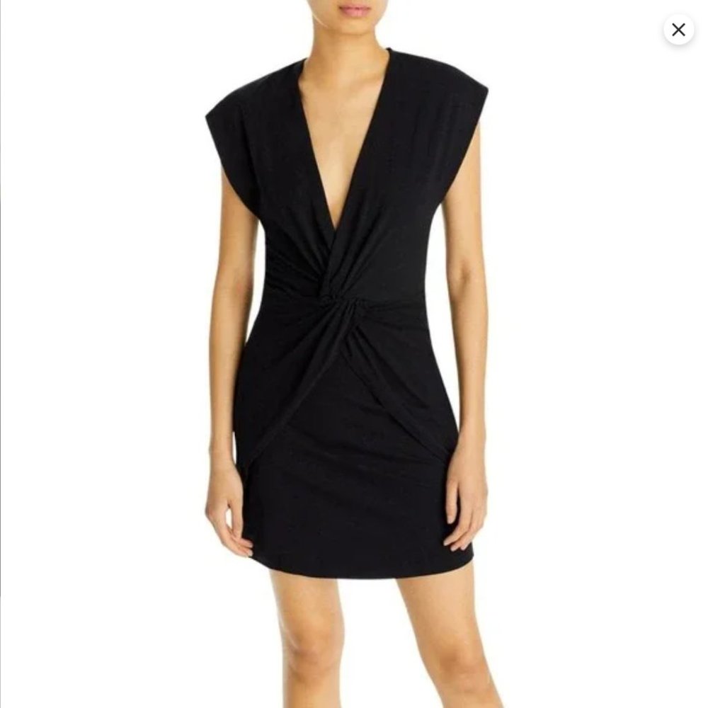 Iro Tizana Black Mini Dress
